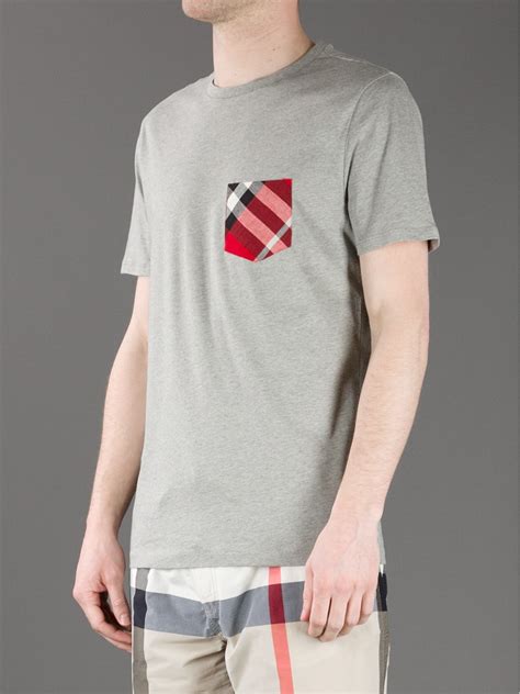 mens burberry brit t shirt|designer shirt Burberry for men.